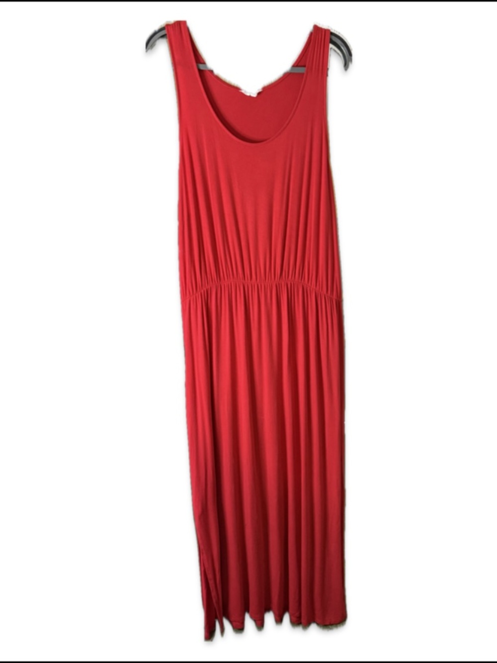 Caslon Red Sleeveless Maxi Dress, Size 18